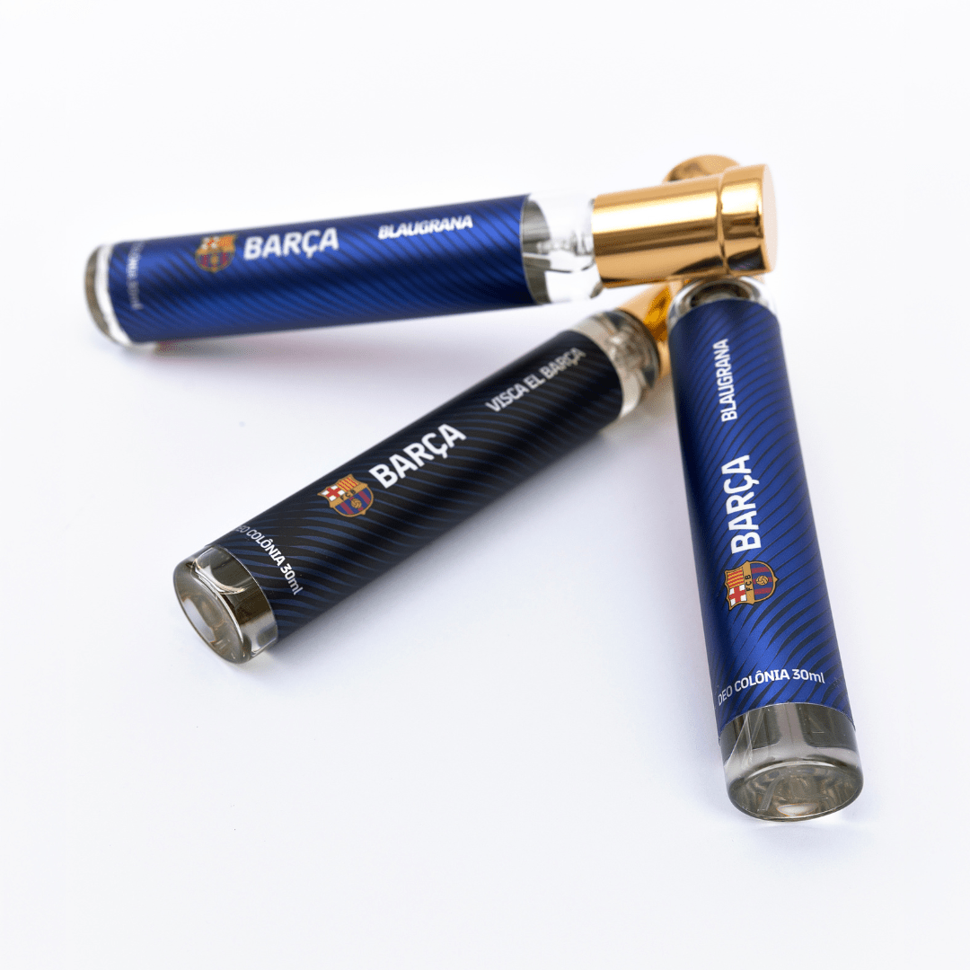 Kit FC Barça: 30ml Blaugrana + 30ml Visca El Barça - Touti Cosmetics